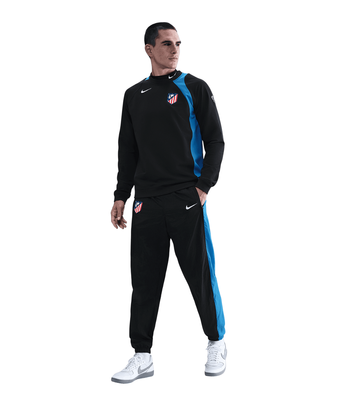 Nike Atletico Madrid T90 Remix Trainingshose Schwarz F010 - schwarz