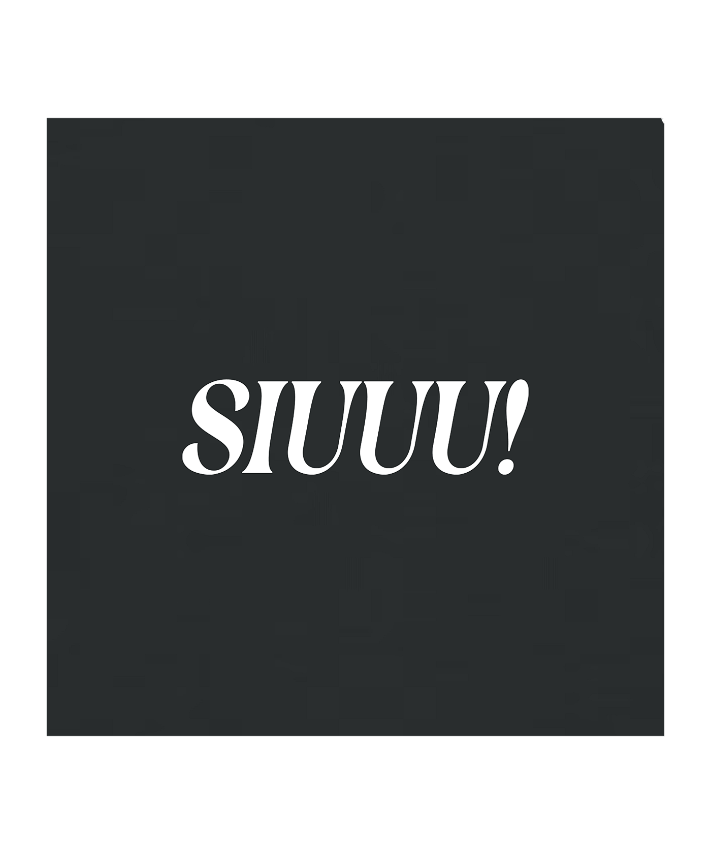 11teamsports Portugal "SIUUU!" T-Shirt WM 2026 Schwarz - schwarz
