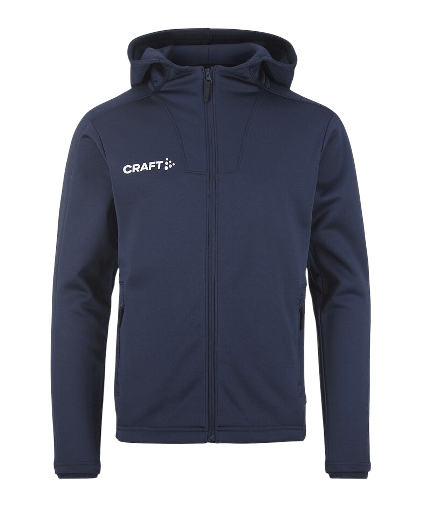 Craft Evolve 2.0 Brushed Kapuzenjacke Kids Blau - blau