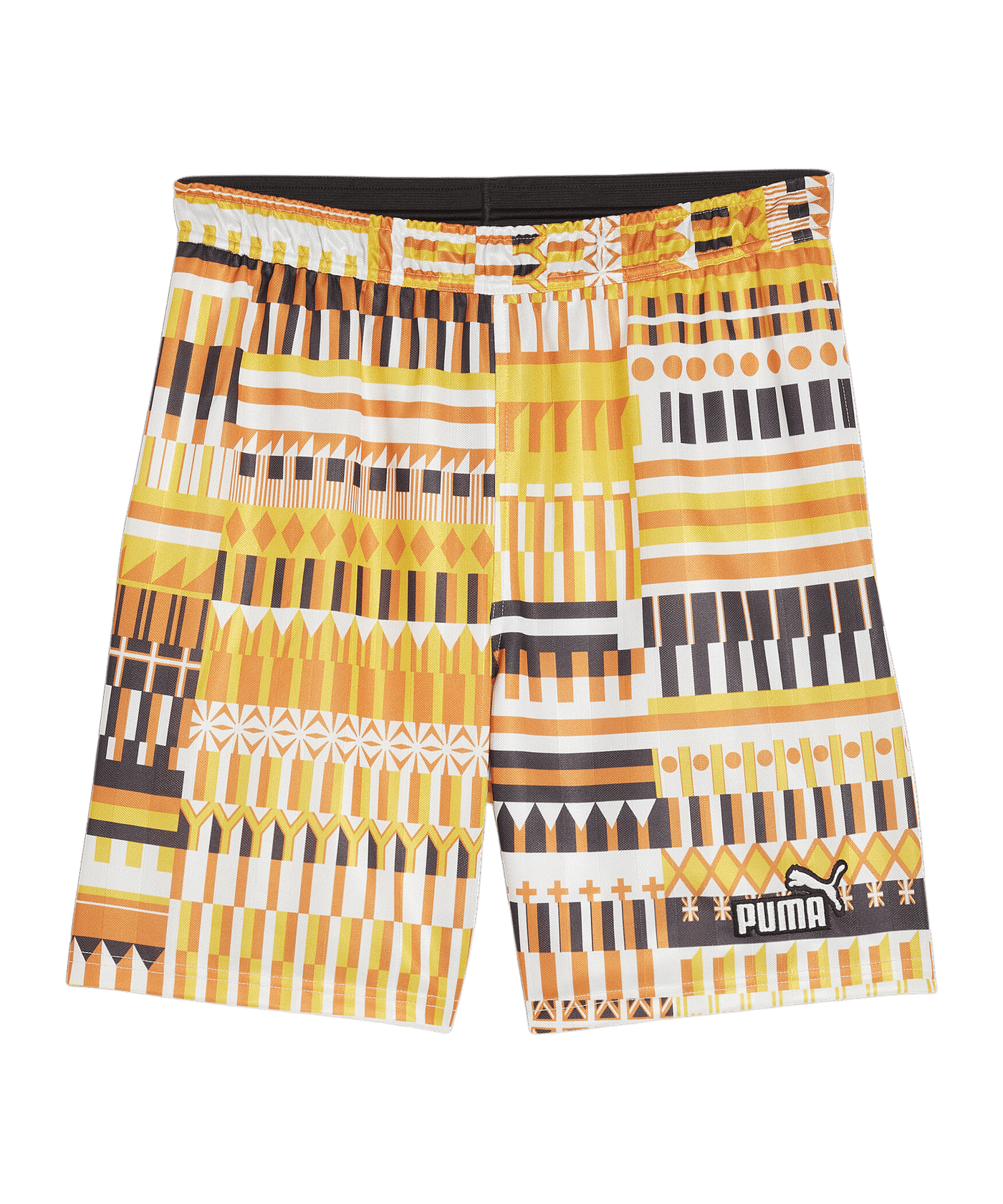 PUMA FanwearCapsule Short Schwarz Orange F17 - schwarz