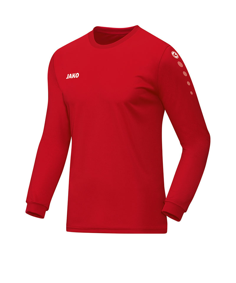 Jako Team Trikot langarm Rot F01 - rot
