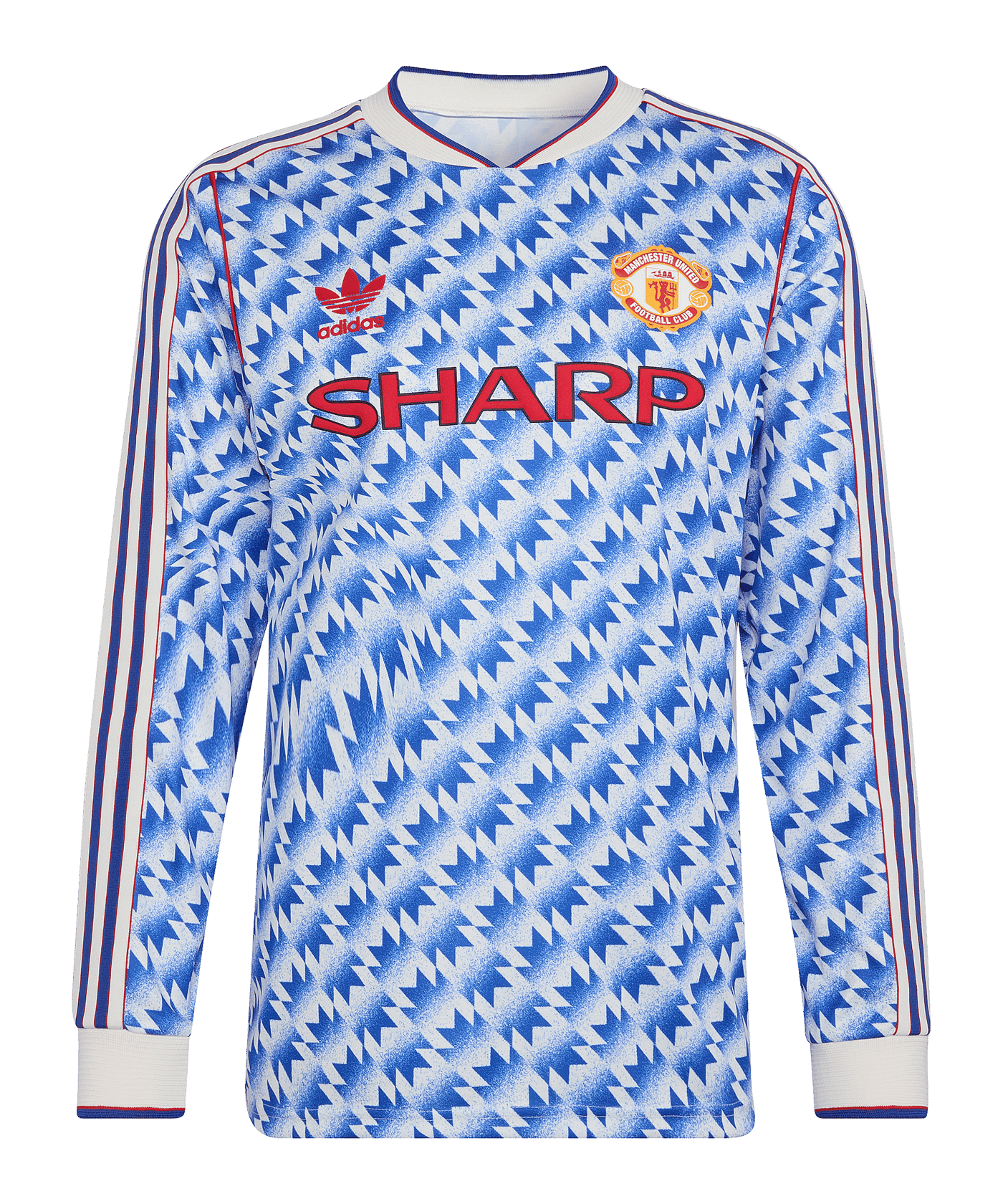 adidas Manchester United 90 Trikot Langarm Away Mehrfarbig - mehrfarbig