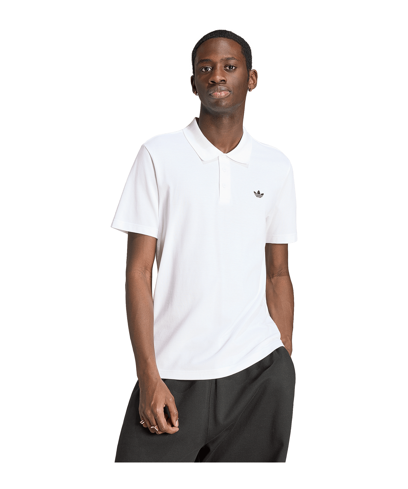 adidas Originals Trefoil Essentials Polo Weiß - weiss