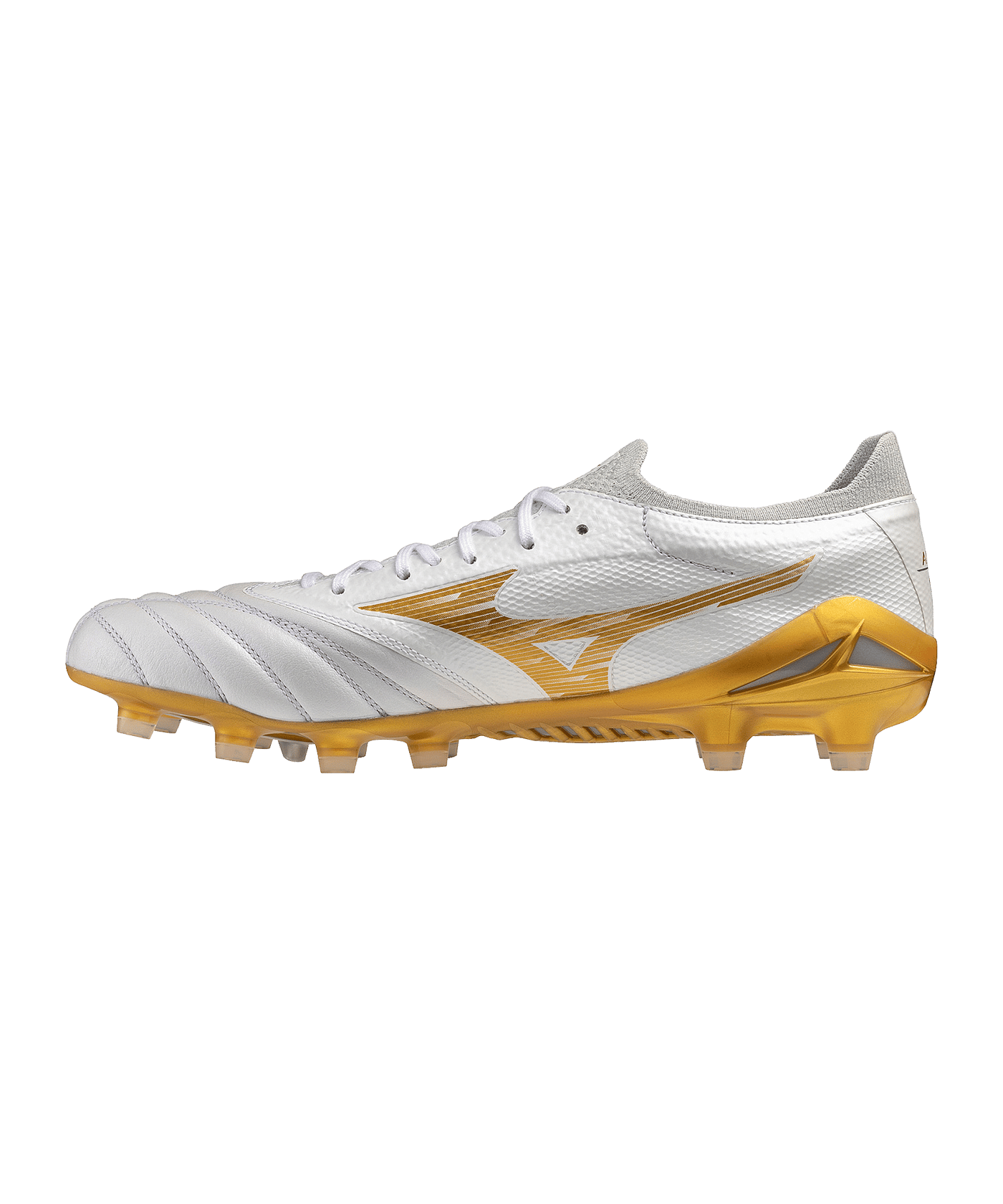 Mizuno Morelia Neo IV Beta Elite FG Bright Gold Weiß F50 - weiss