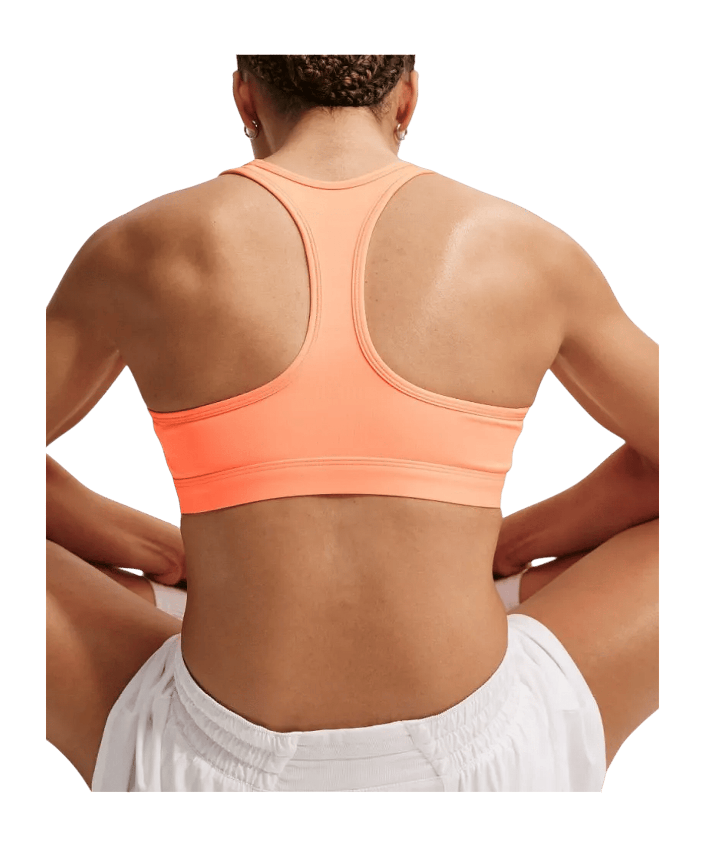 Nike Swoosh Medium Support Sport-BH Damen Orange F852 - orange