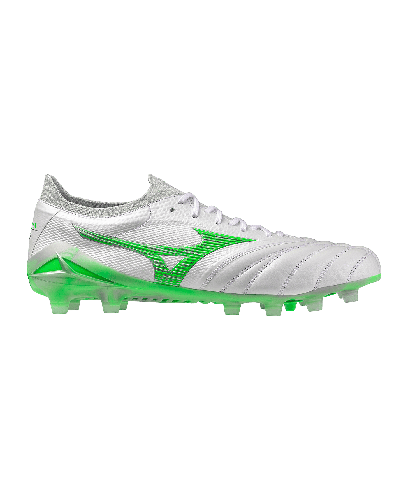 Mizuno Morelia Neo Beta Made in Japan FG Frontier Weiss Grün F37 - weiss