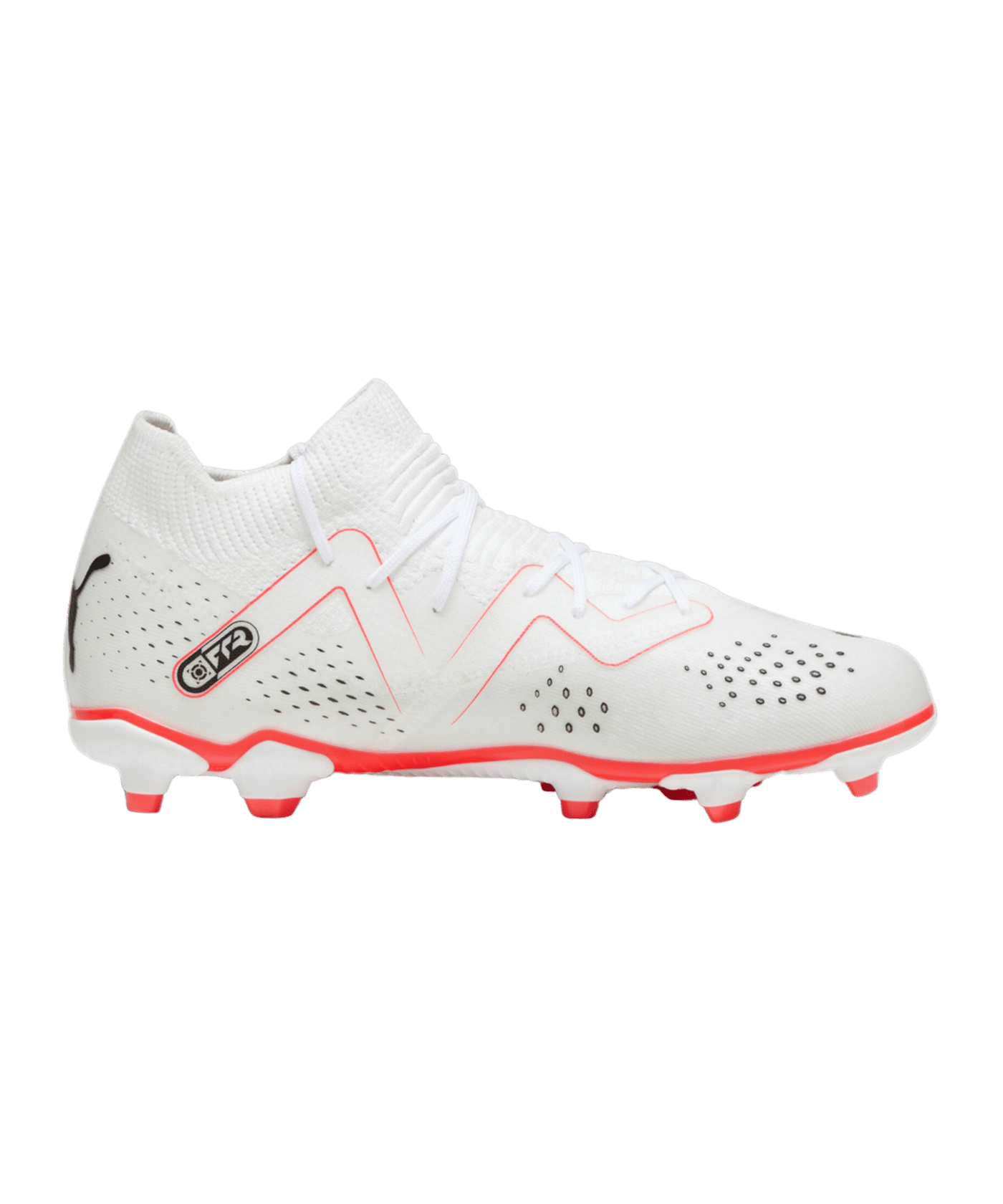 PUMA FUTURE Match FG/AG Breakthrough Jr Kids Weiss Rot Schwarz F01 - weiss