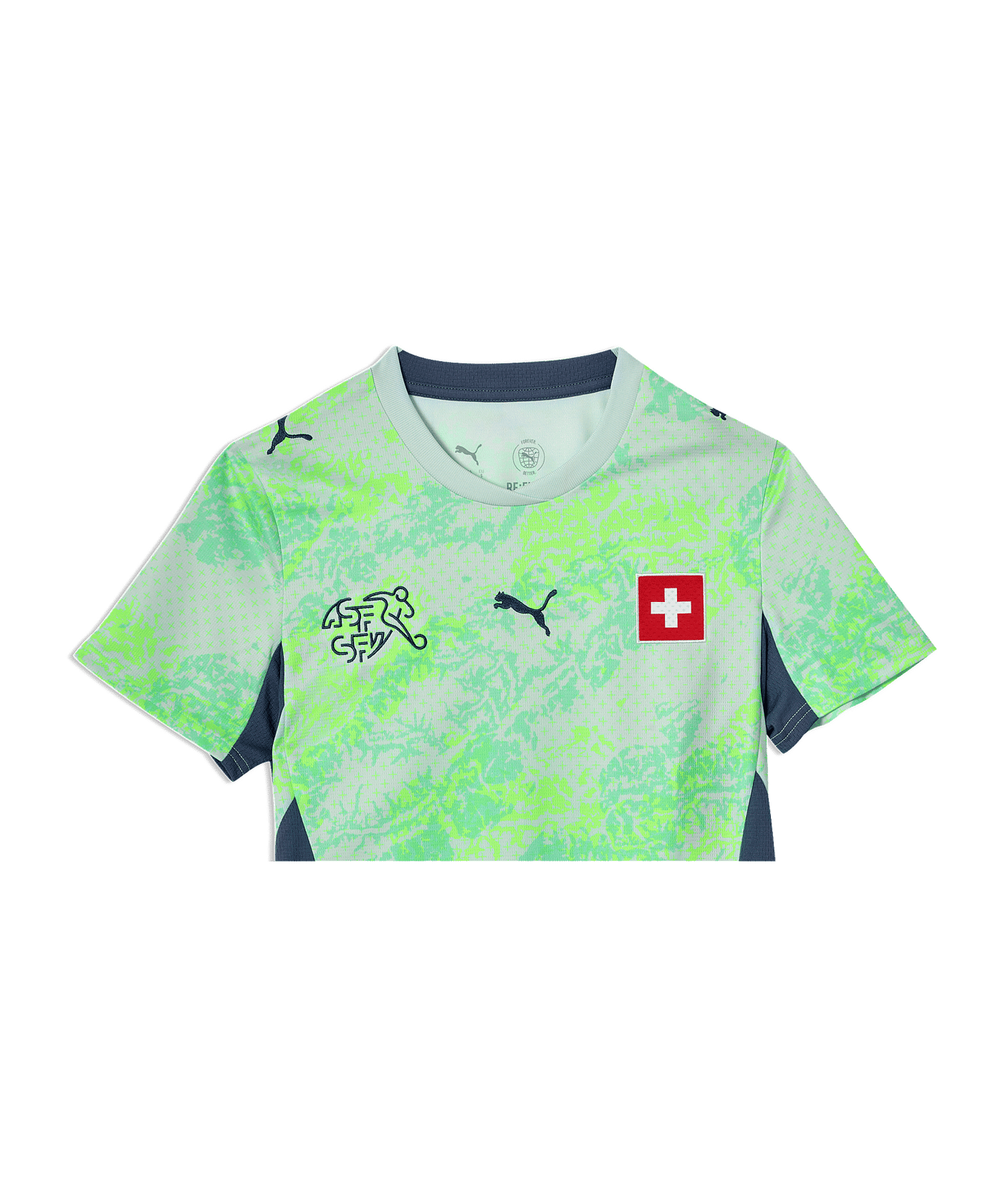 PUMA SFV Schweiz Trikot Away WM 2026 Damen Grün F02 - gruen