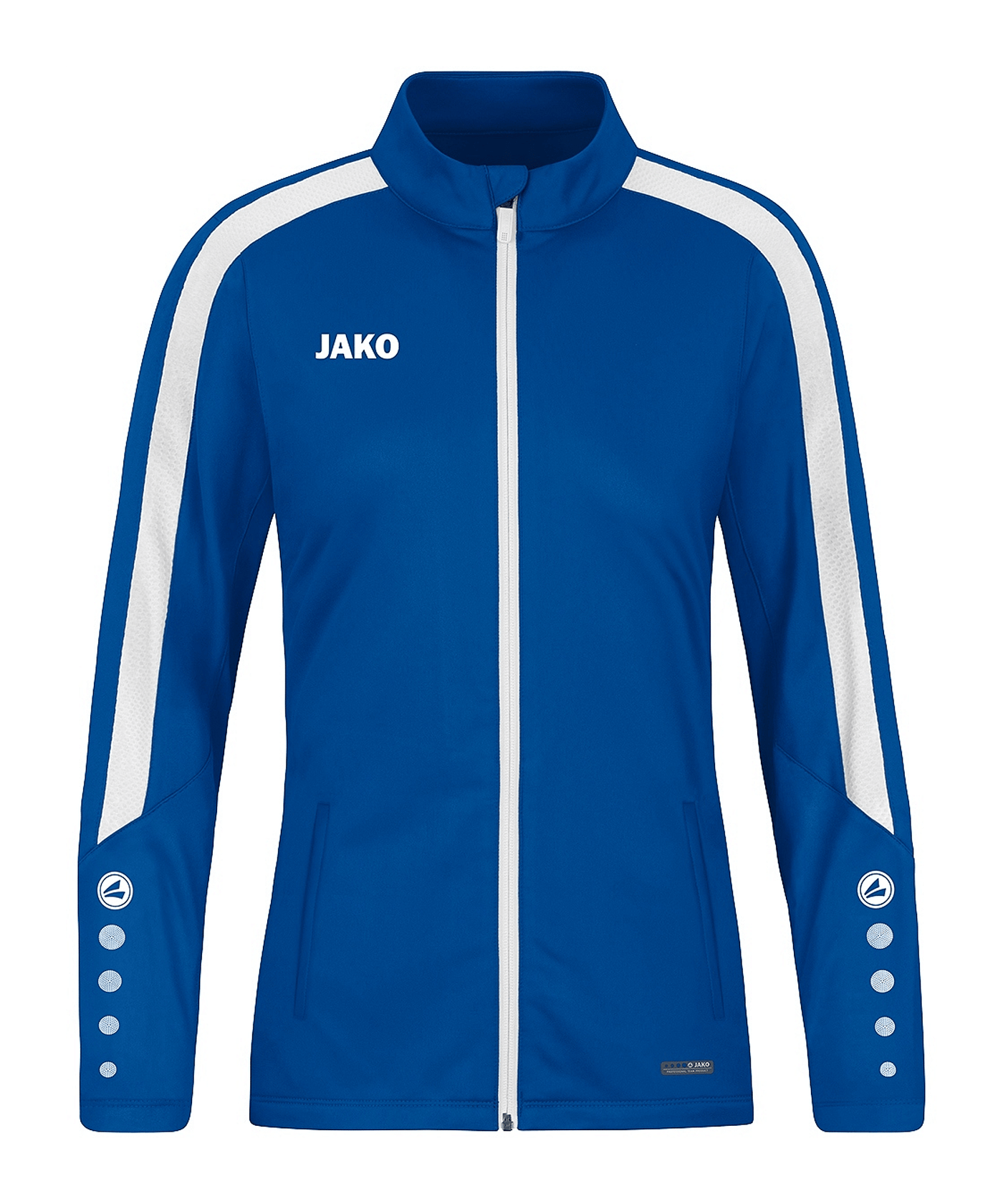 JAKO Power Polyesterjacke Damen Blau Weiss F400 - blau