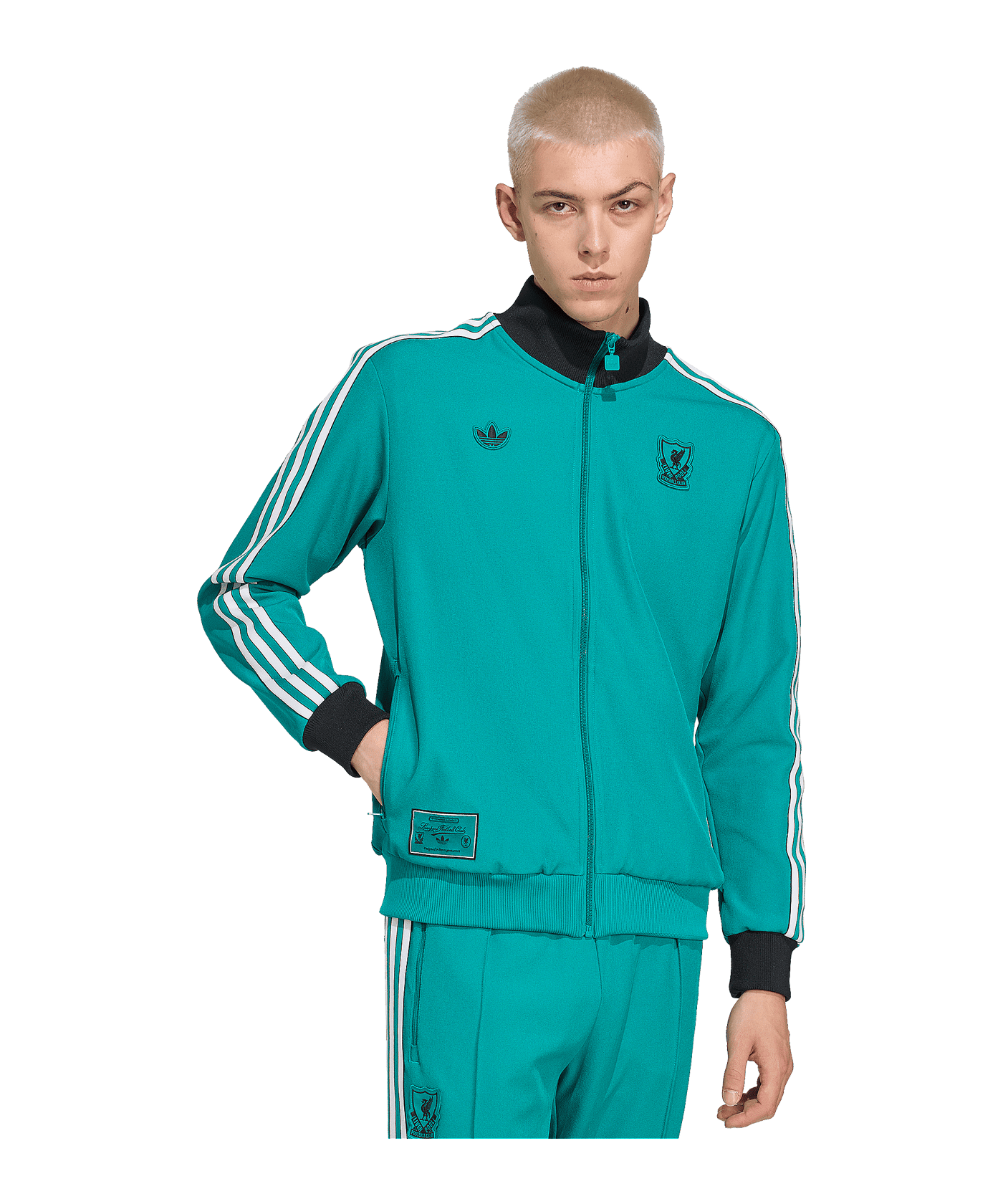 adidas FC Liverpool Icon Track Sweatshirt Grün - gruen