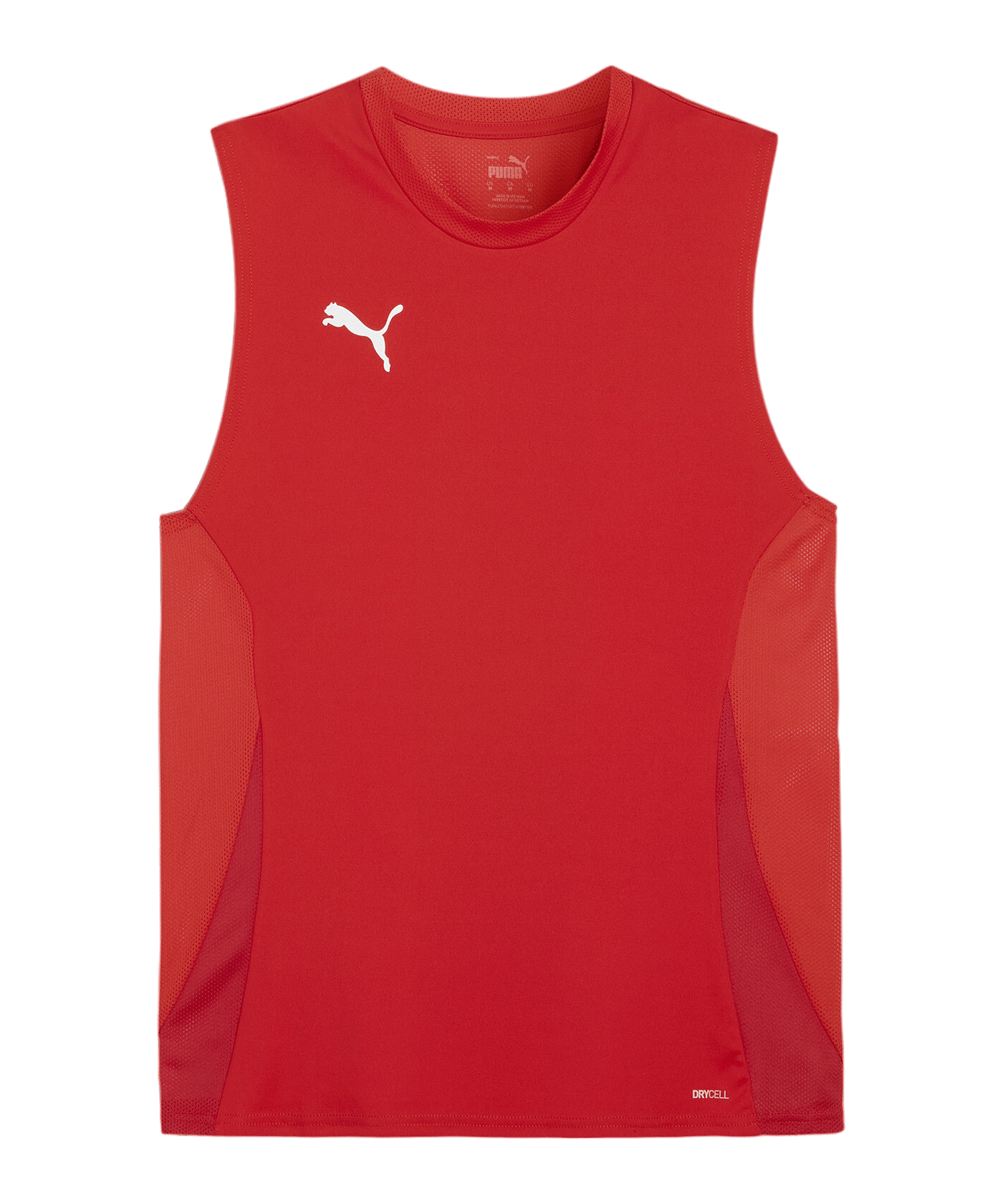 PUMA teamGOAL Tanktop Rot Weiss F01 - rot