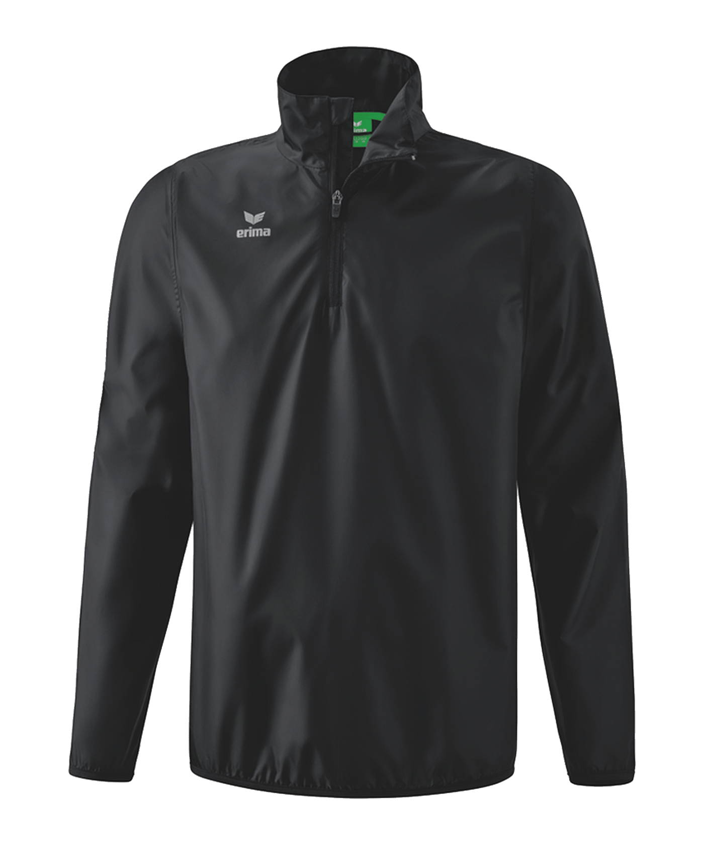Erima Team Halfzip Regensweatshirt Kids Schwarz - schwarz