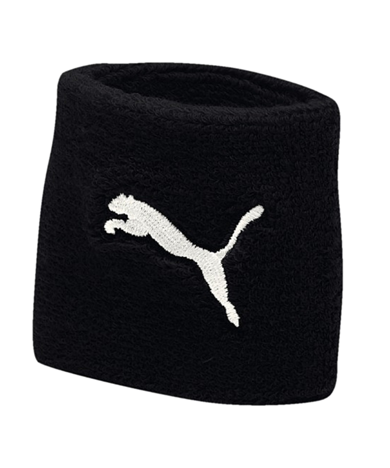 PUMA Cat Wristband Schweissband Schwarz F01 - schwarz