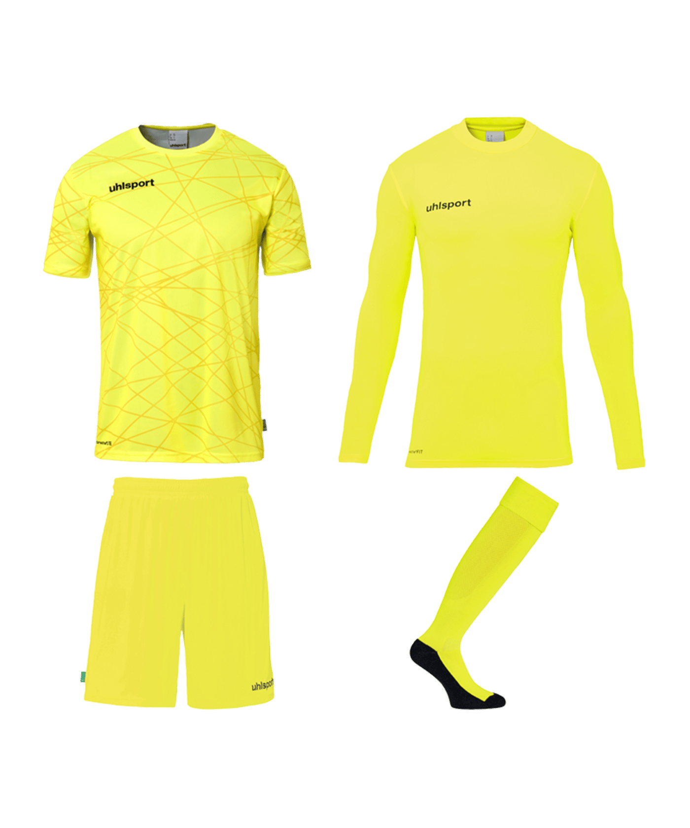 Uhlsport Prediction Torwartset F92 - gelb