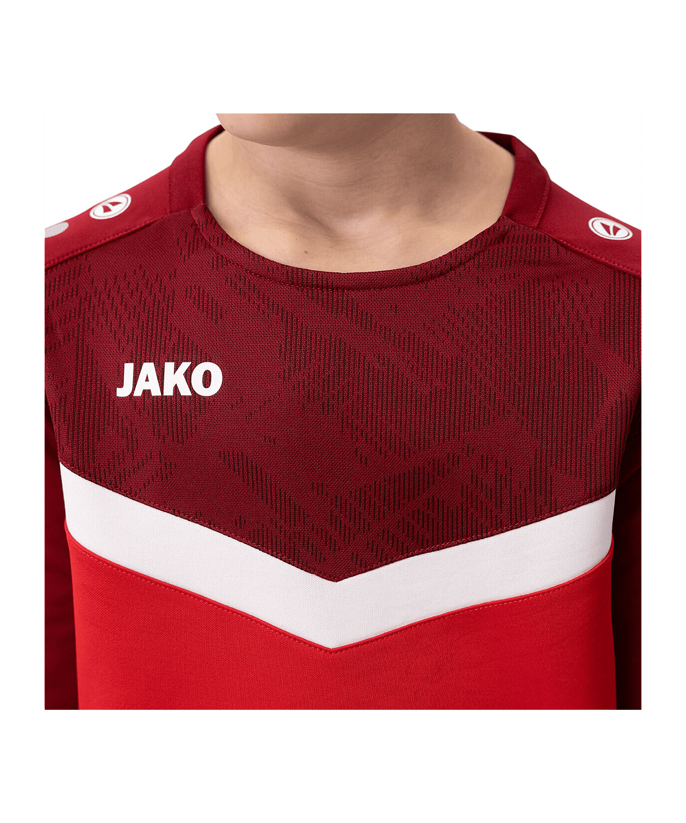 JAKO Iconic Sweatshirt Rot F103 - rot