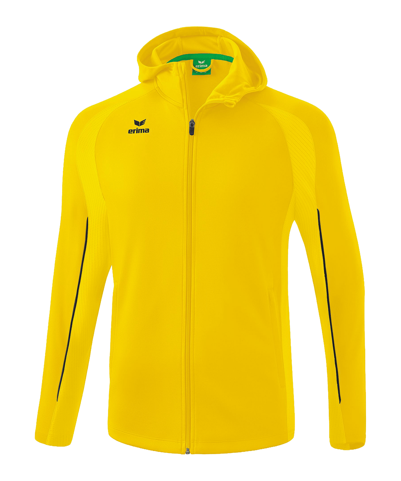 Erima Liga Star Kapuzenjacke Kids Gelb Schwarz - gelb