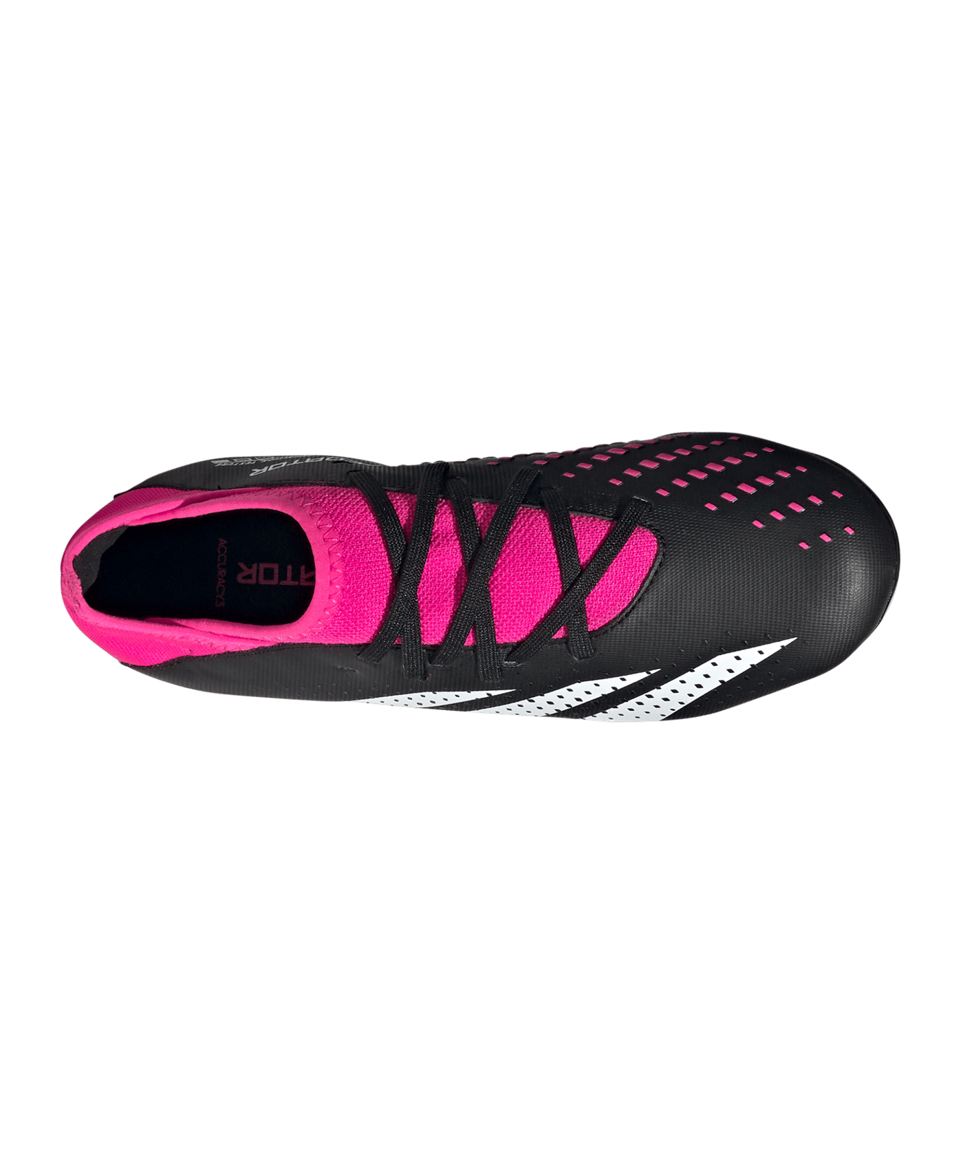 adidas Predator Accuracy.3 FG Own Your Football Kids Schwarz Weiss Pink - schwarz