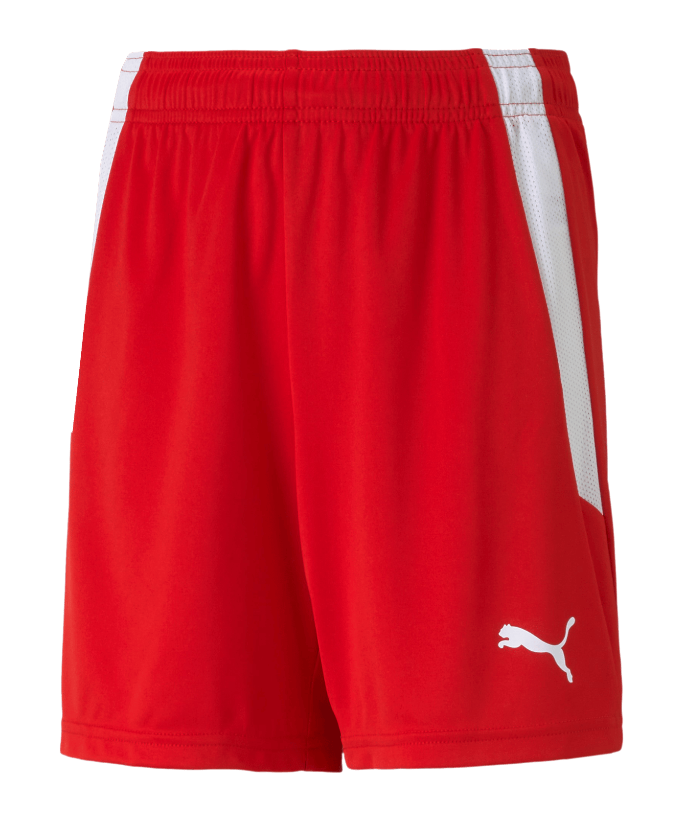 PUMA teamLIGA Short Kids Rot Weiss F01 - rot