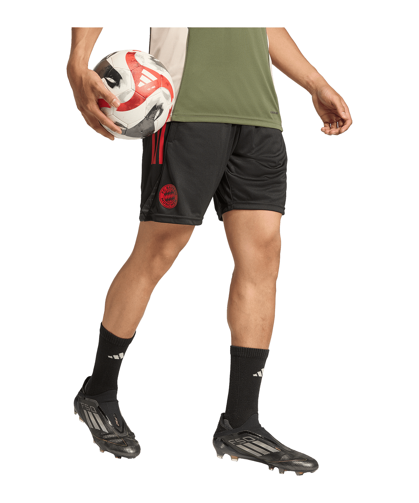 adidas FC Bayern München Tiro25 European Competition Training Short 2025/2026 Schwarz - schwarz