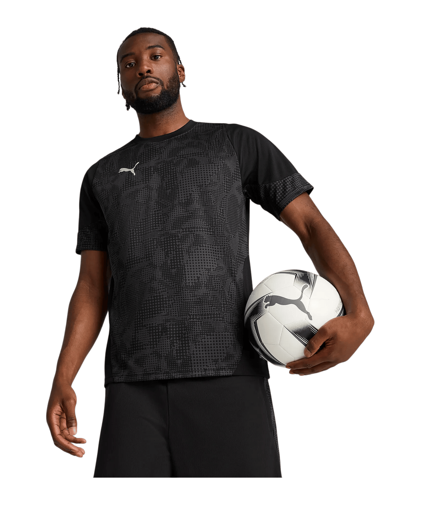 PUMA teamCUP Trainingsshirt Schwarz F03 - schwarz