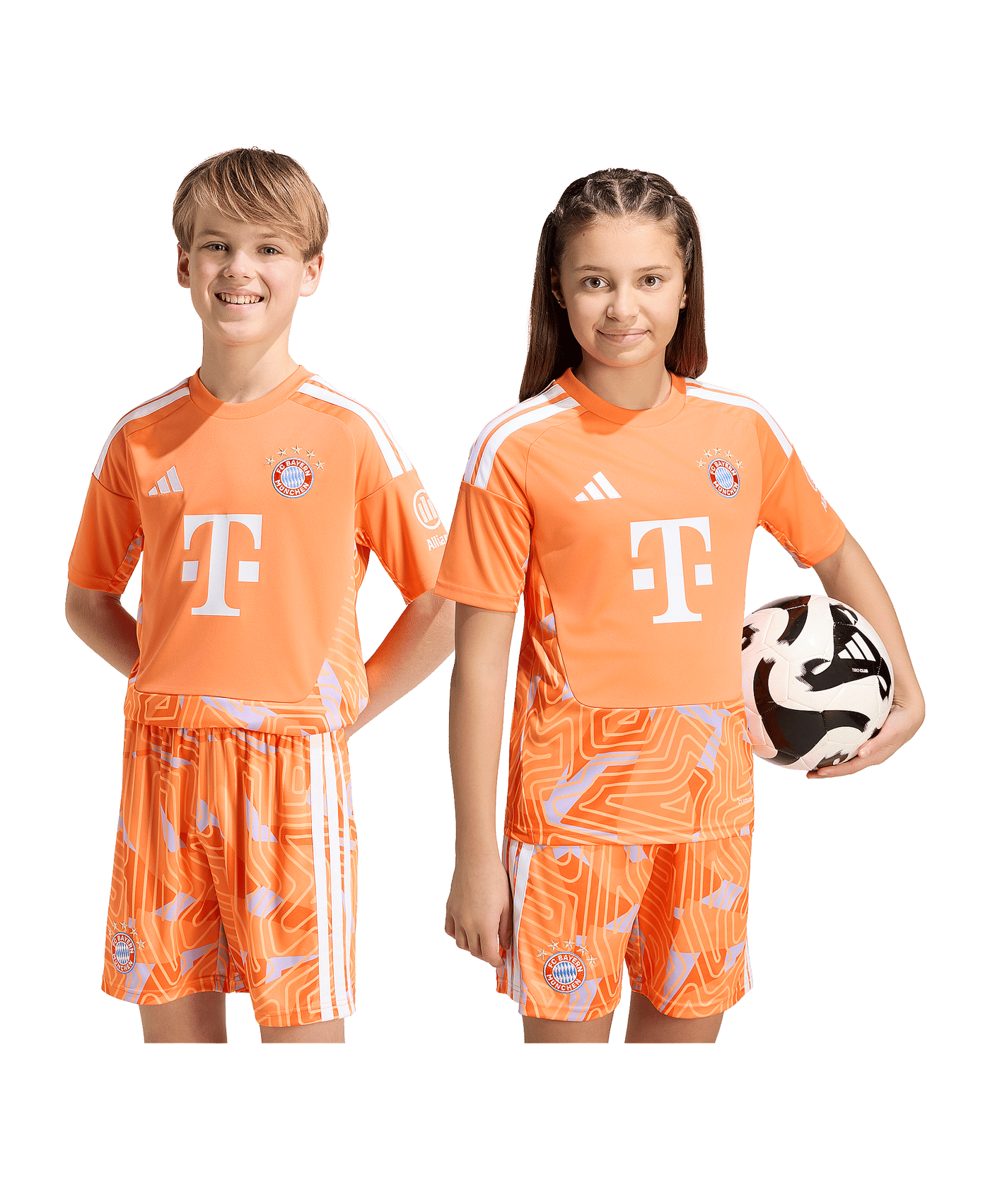 adidas FC Bayern München Torwarttrikot 2026/2027 Kids Orange - orange