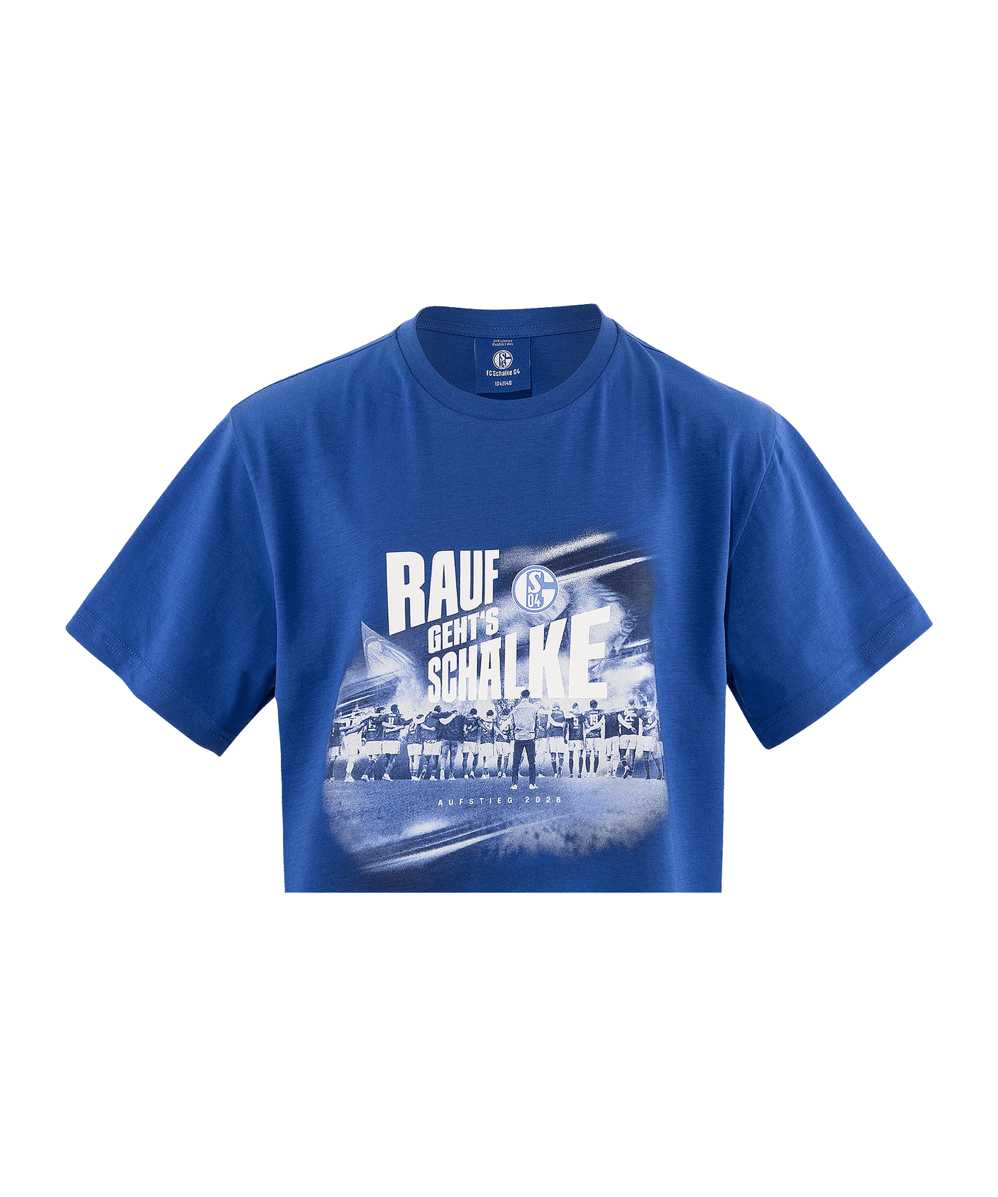 FC Gelsenkirchen-Schalke 04 e.V FC Schalke 04 Aufstieg 2026 T-Shirt Kinder Blau - blau
