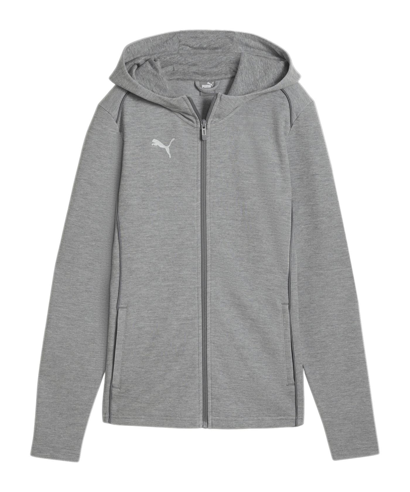 PUMA teamFINAL Casuals Kapuzenjacke Damen Grau F33 - grau