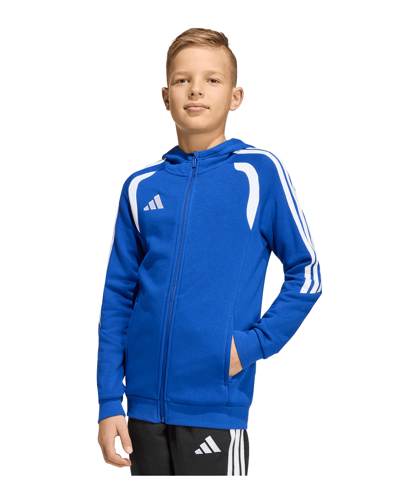 adidas Tiro 26 League Kapuzenjacke Kids Blau - blau