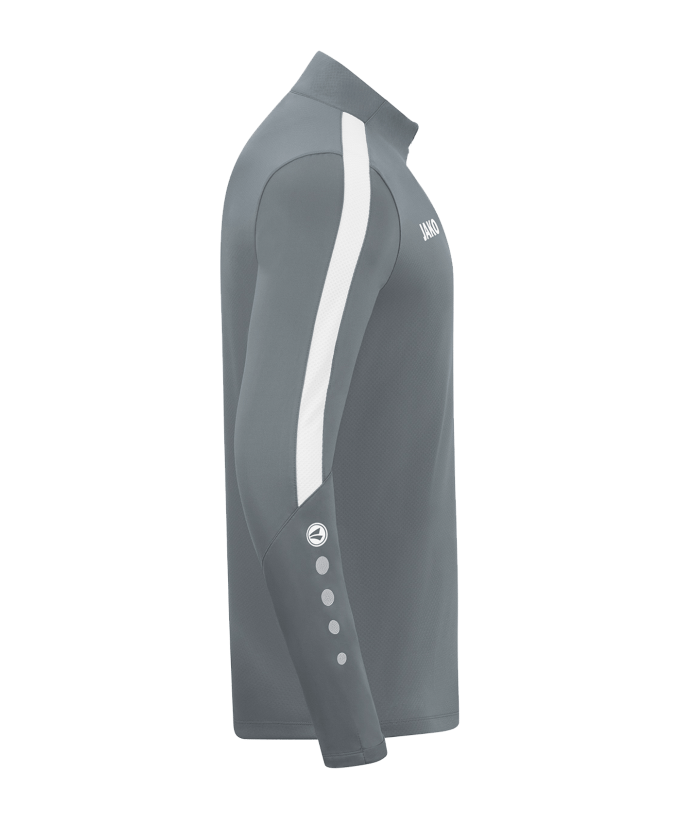 JAKO Power Sweatshirt Grau Weiss F840 - grau