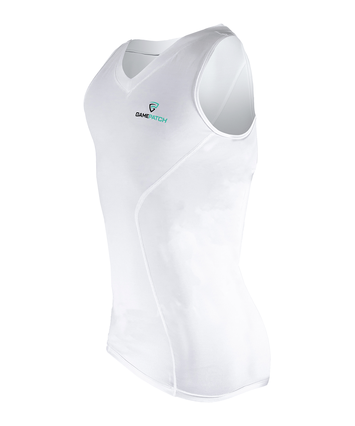 Gamepatch Compressishirt Hemd Weiß - weiss