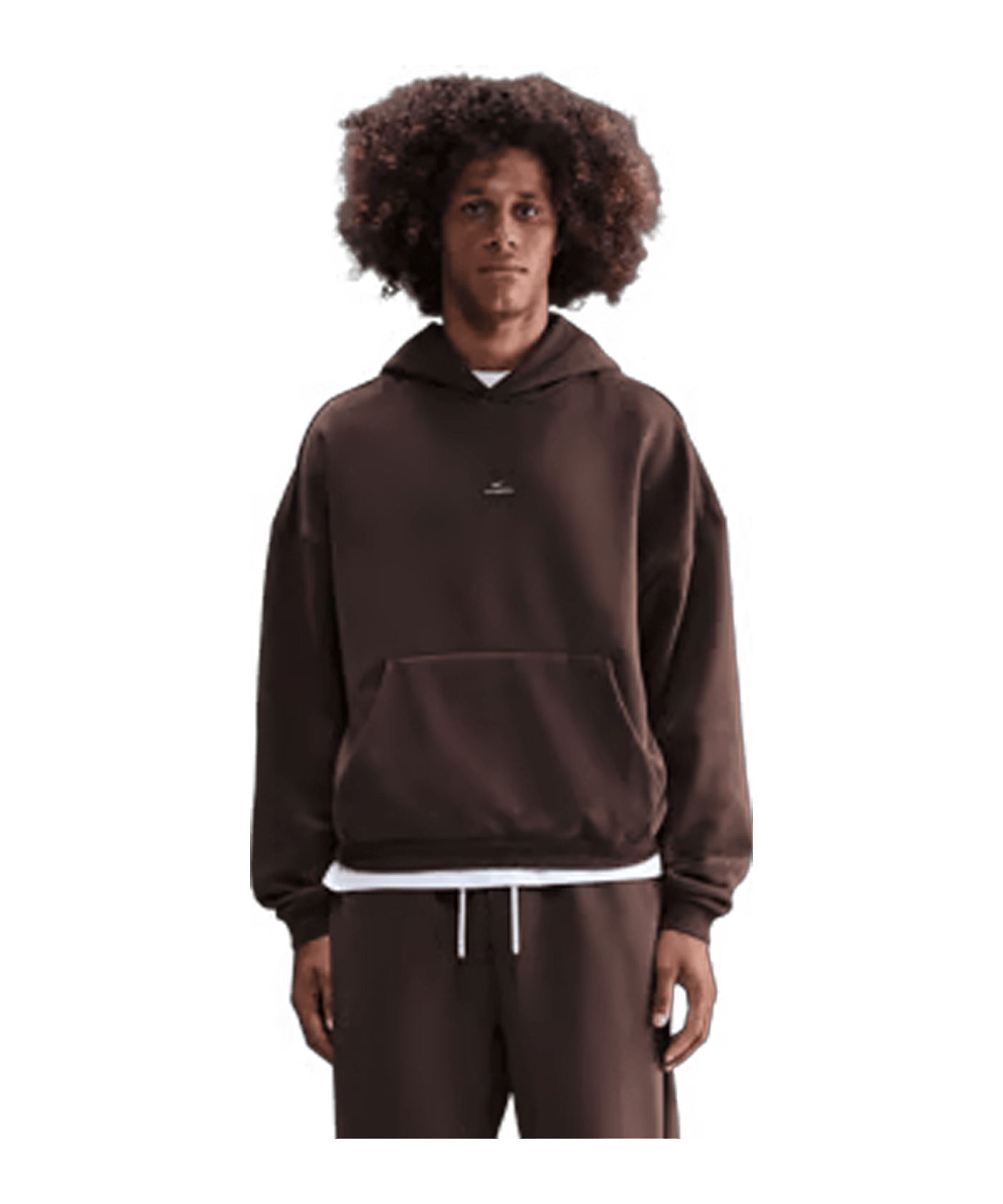 Nike Secondary Brushed Hoody Braun F237 - braun