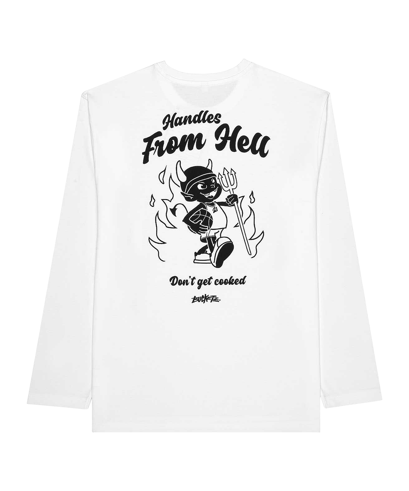 Bucketz Handles From Hell Sweatshirt Weiss - weiss