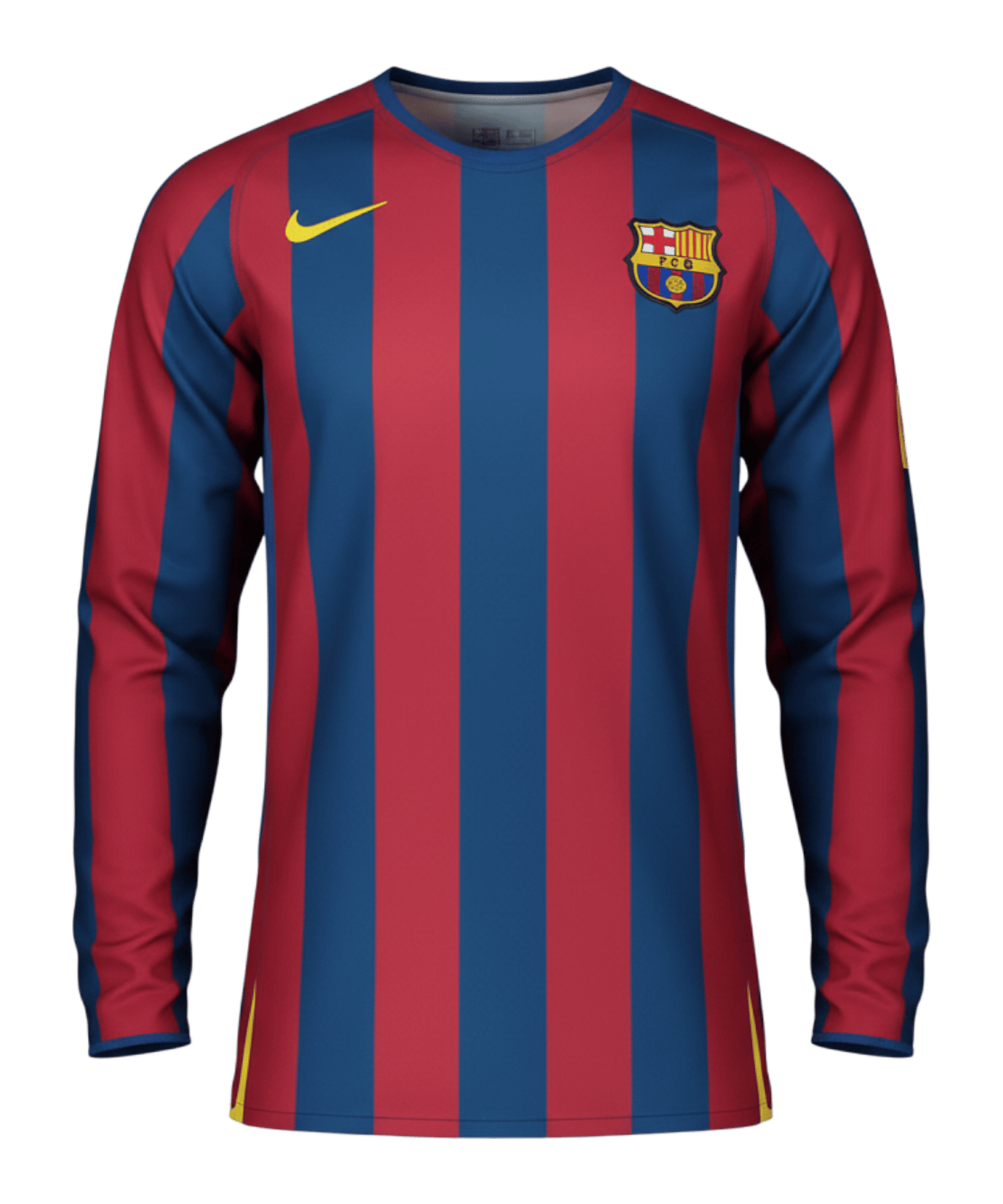 Nike FC Barcelona Reissure 2005 'Ronaldinho' Trikot langarm Blau F471 - blau