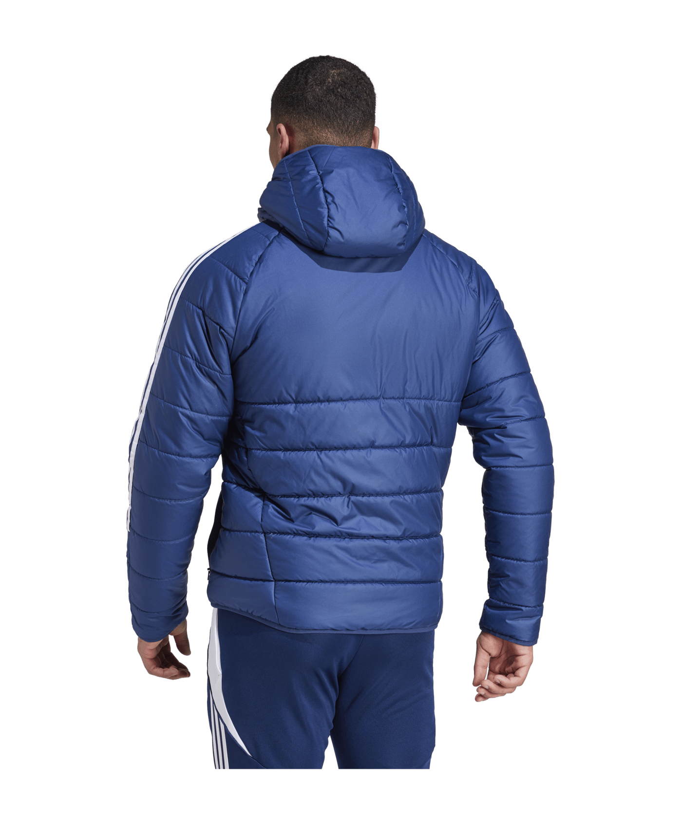 adidas Tiro 24 Winterjacke Blau Weiss - blau