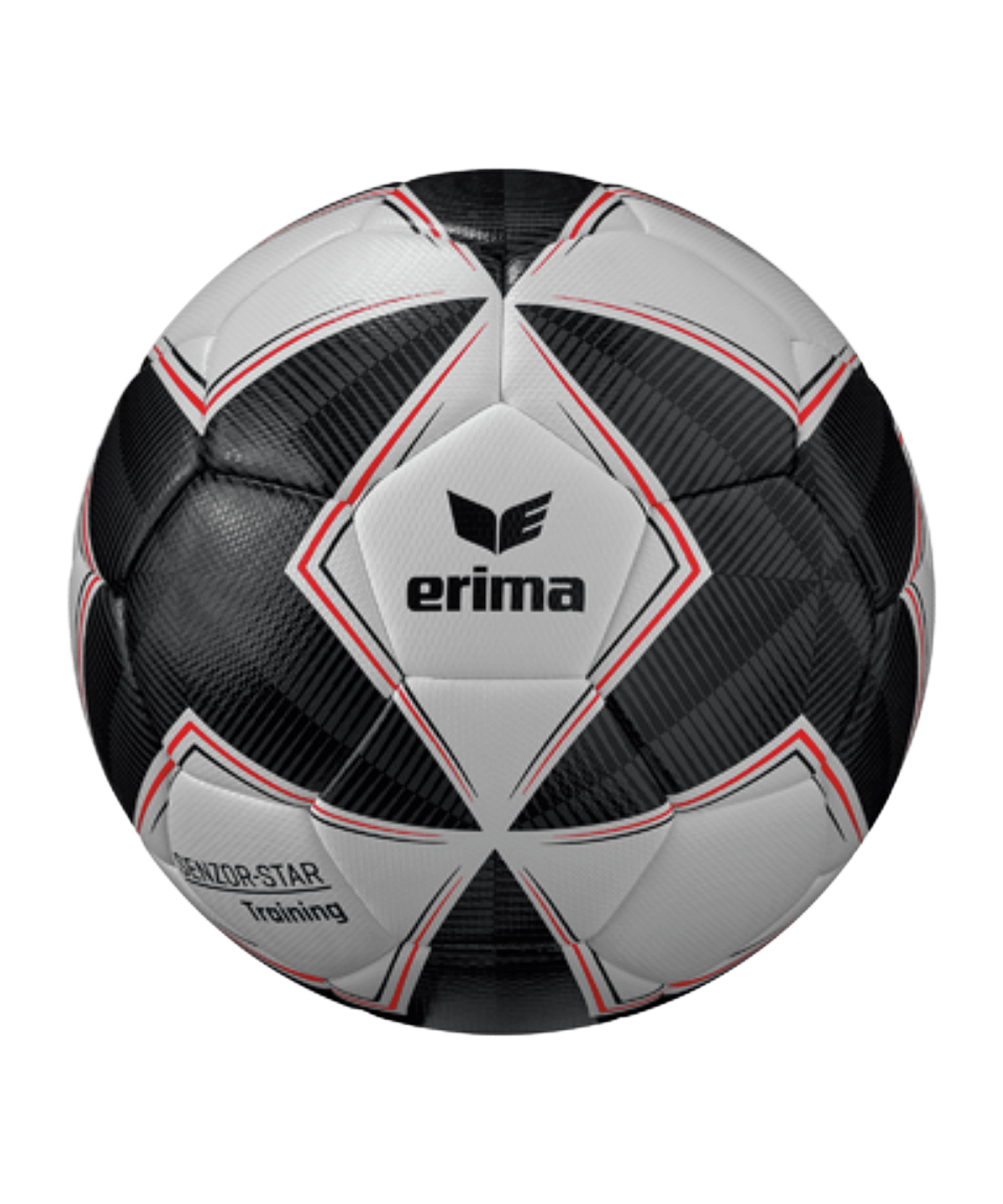 Erima Senzor-Star Trainingsball Schwarz - schwarz