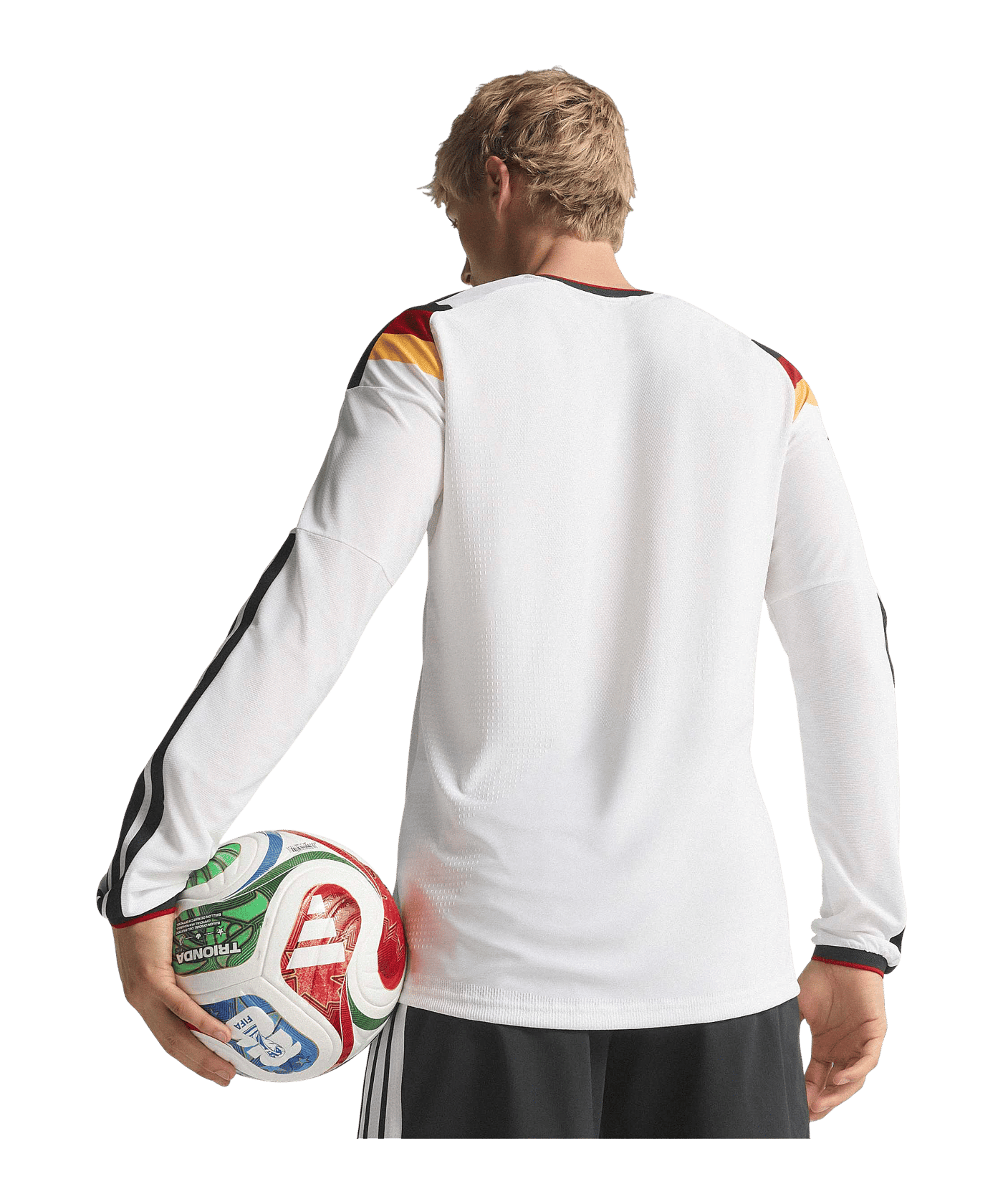 adidas DFB Deutschland Authentic Trikot Langarm Home WM 2026 Weiß - weiss