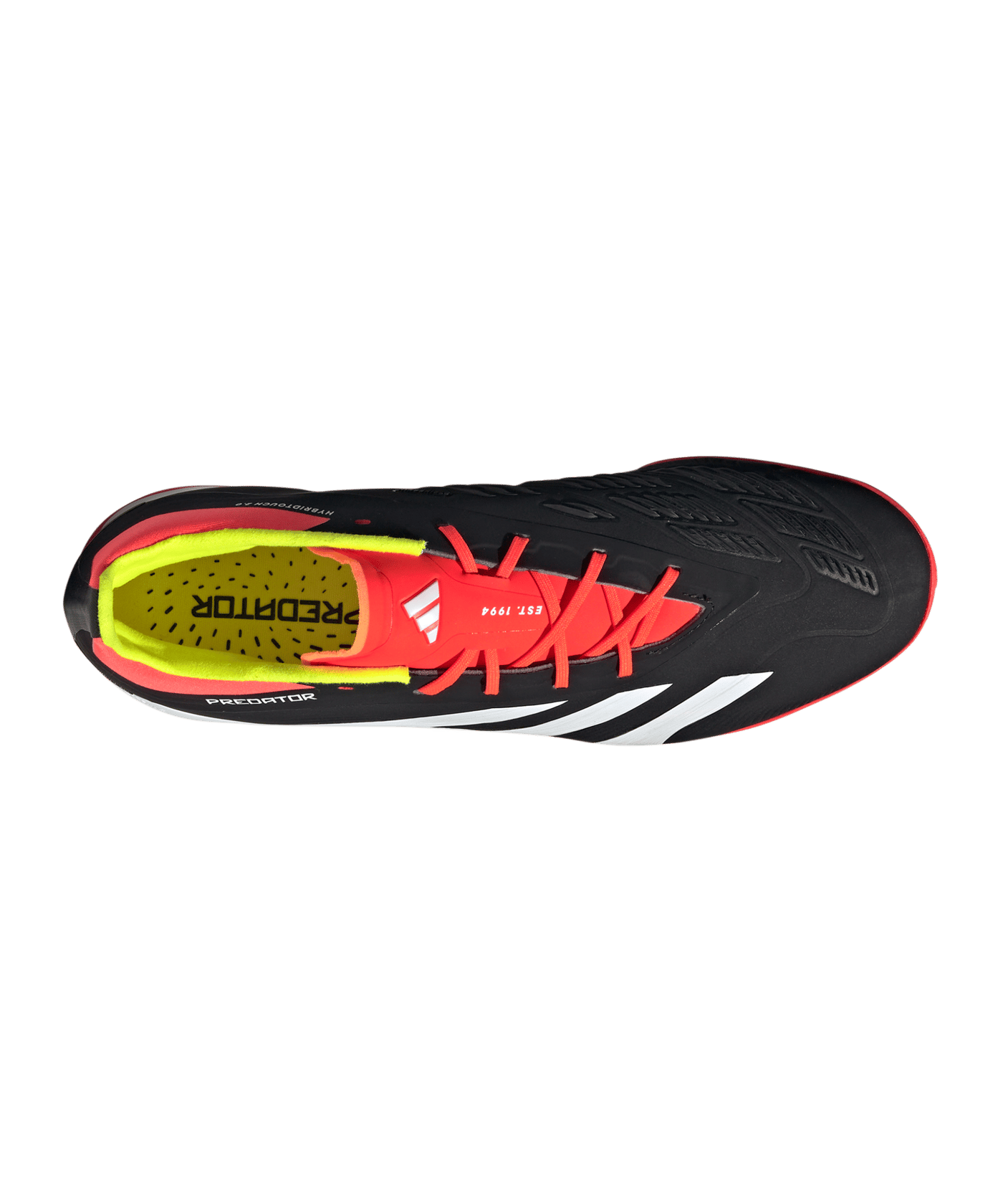 adidas Predator Elite TF Solar Energy Schwarz Weiss Rot - schwarz