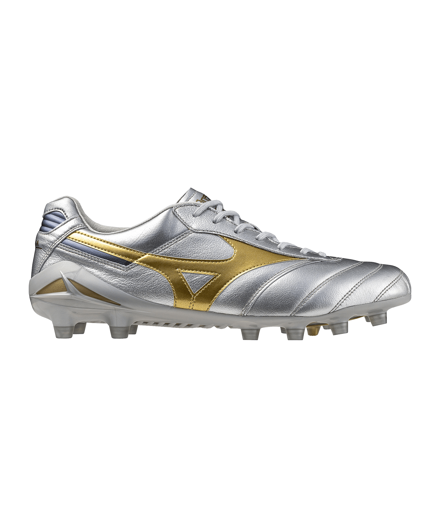 Mizuno Morelia DNA Made in Japan FG Platinum Silver Silber F04 - silber