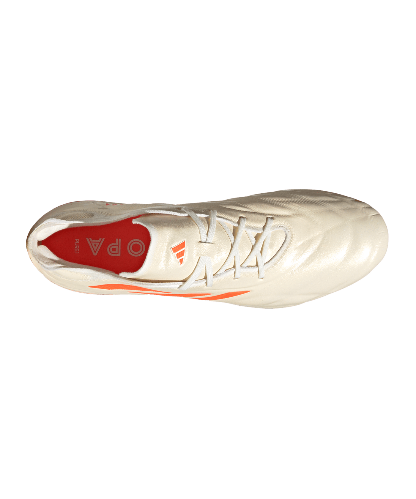 adidas COPA Pure.1 FG Heatspawn Weiss Orange - weiss