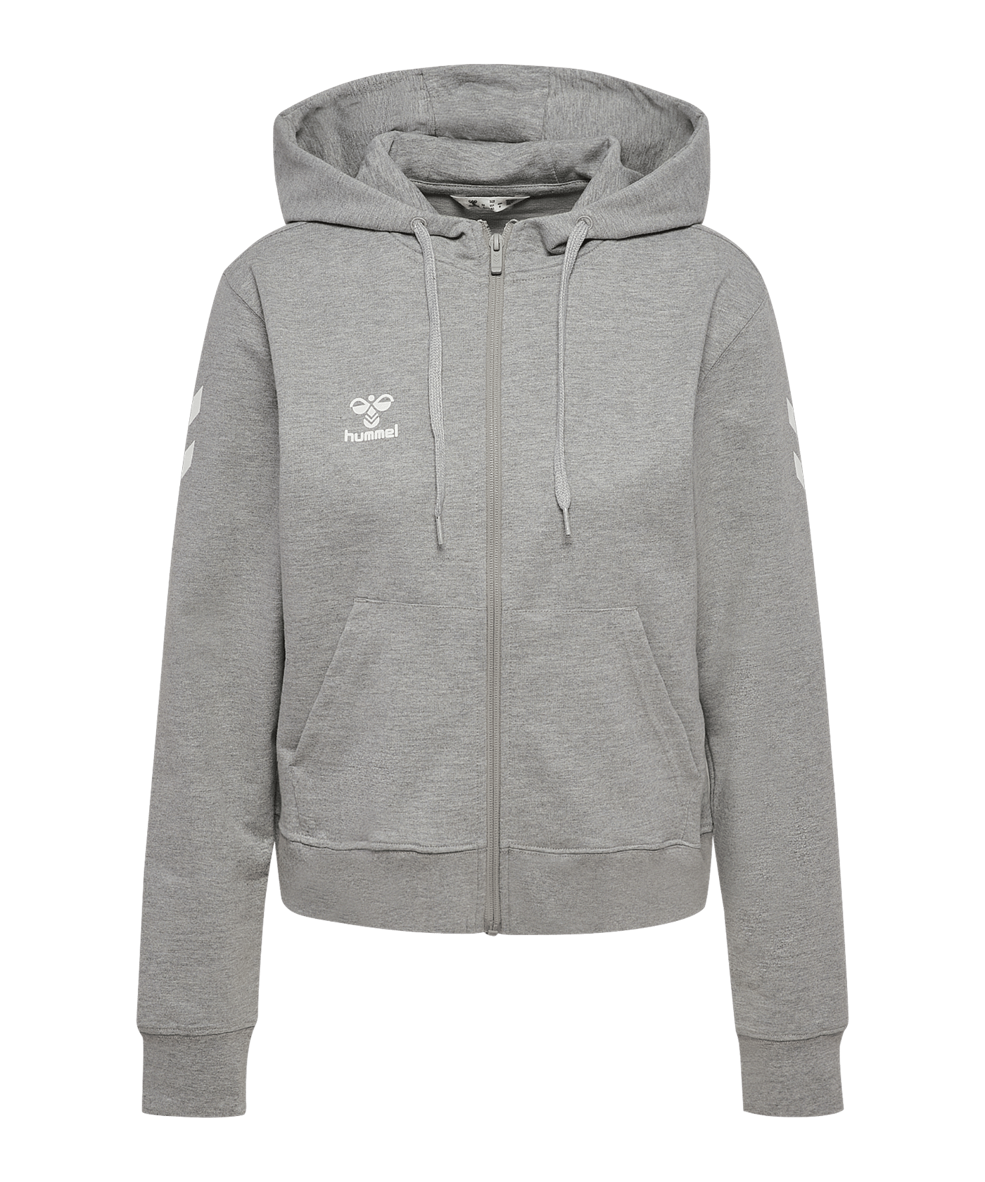 Hummel Go 2.0 Chevron Kapuzenjacke Damen Grau F2006 - grau