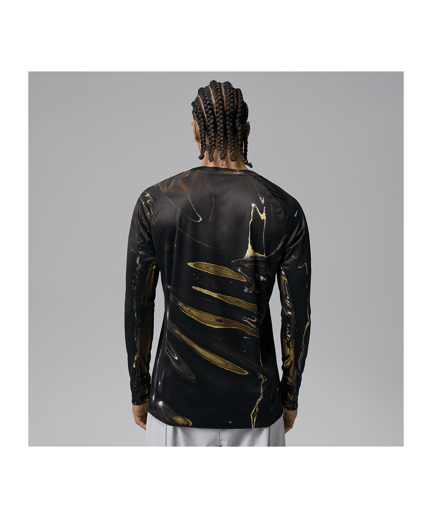 Nike Paris Saint-Germain Stadium Trikot Langarm Schwarz F011 - schwarz