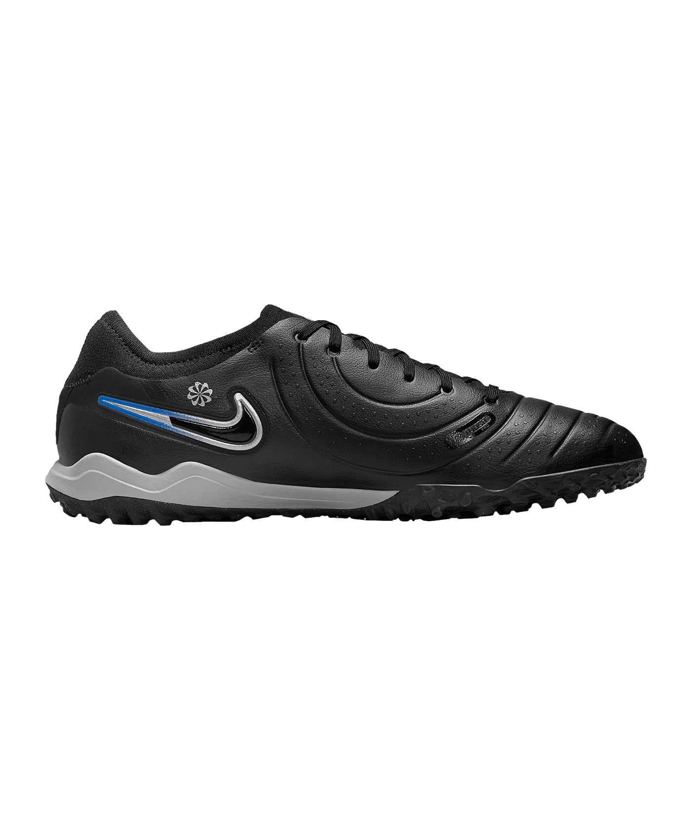 Nike Tiempo Legend X Pro TF Shadow Schwarz Silber Blau F040 - schwarz