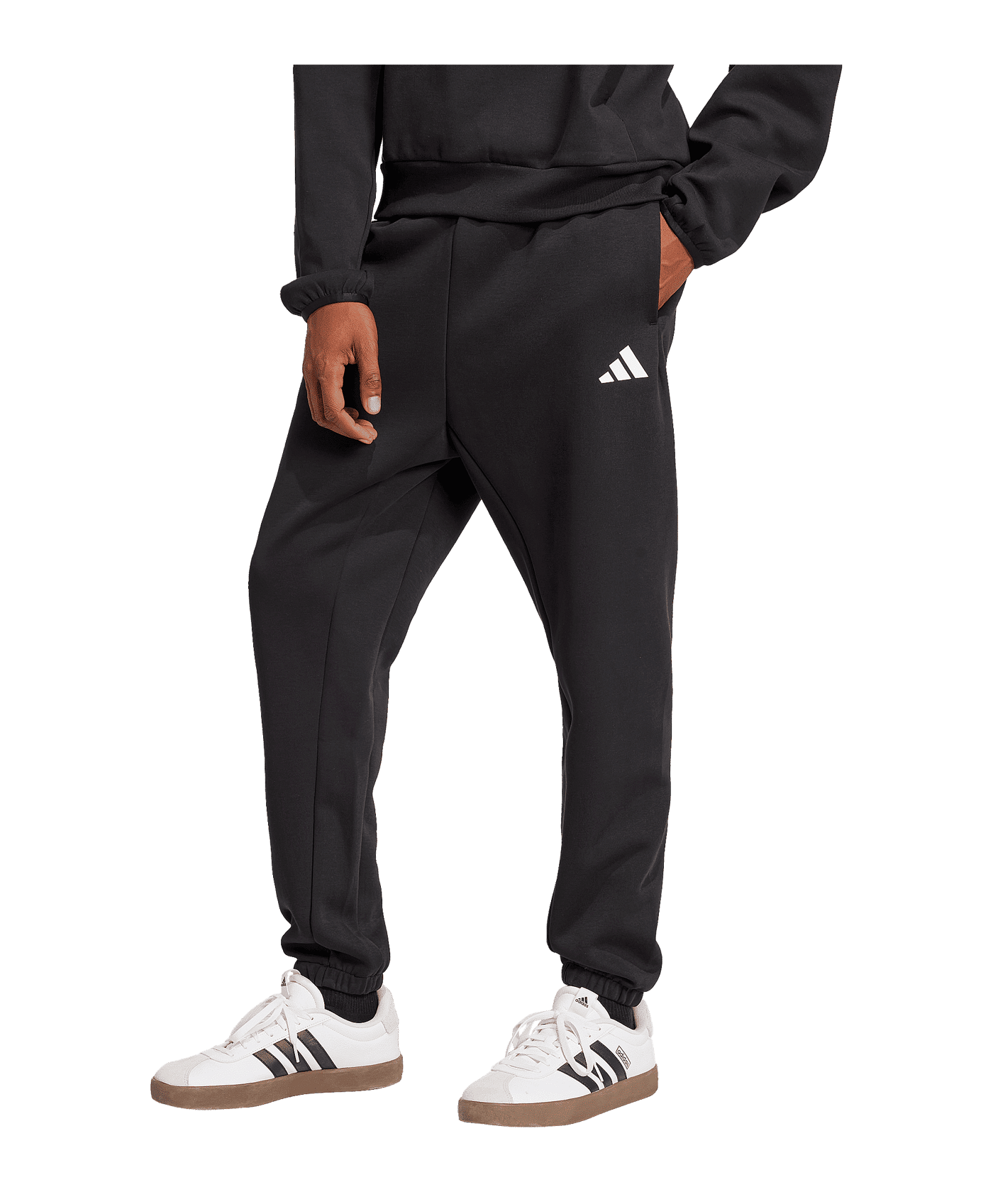 adidas Future Icon Small Logo Jogginghose Schwarz - schwarz