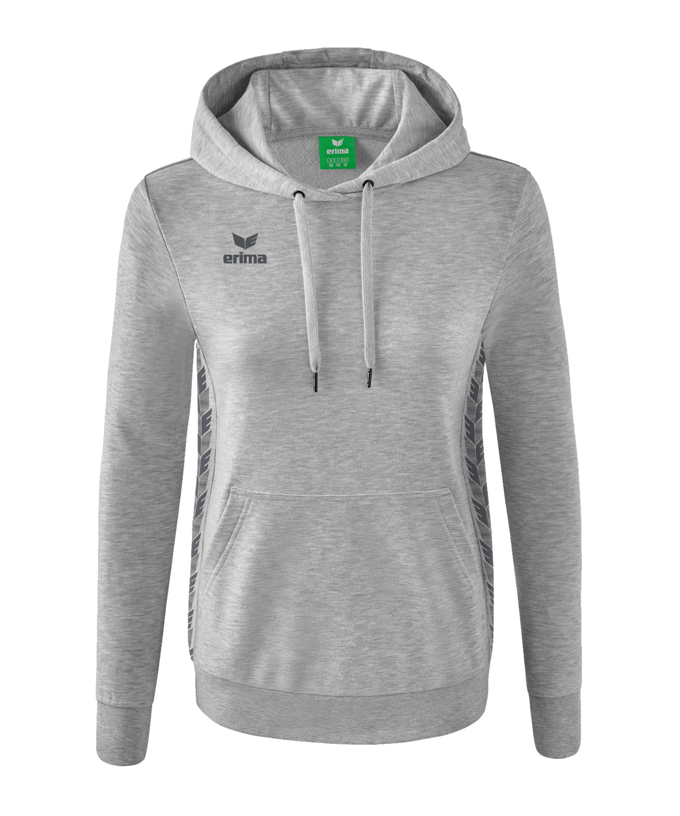Erima Team Essential Hoody Damen Hellgrau - grau