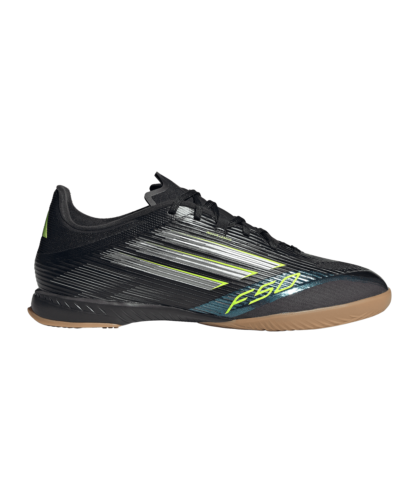 adidas F50 League IN Electric Stealth Schwarz - schwarz