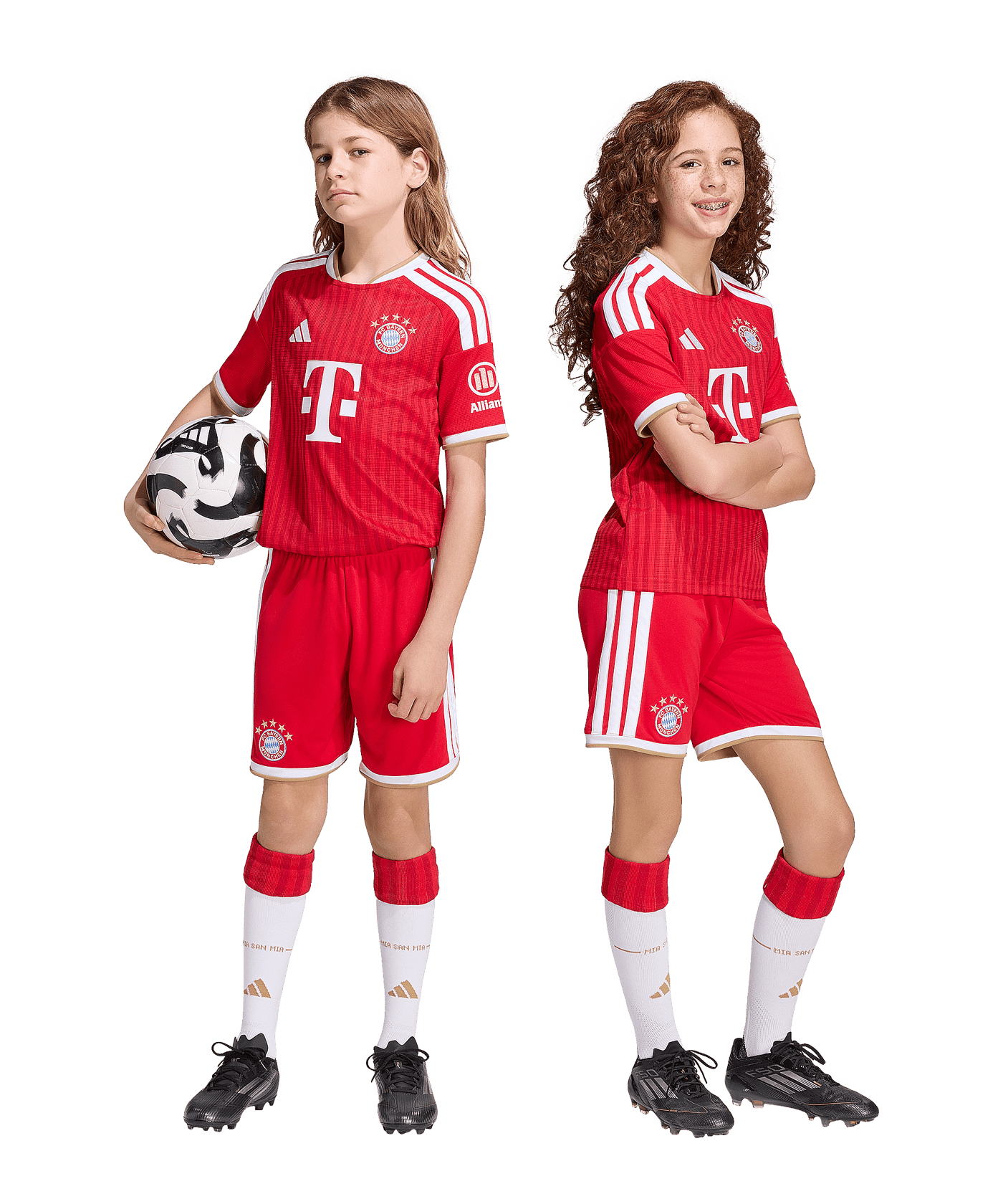 adidas FC Bayern München Short Home 2026/2027 Kids Rot - rot