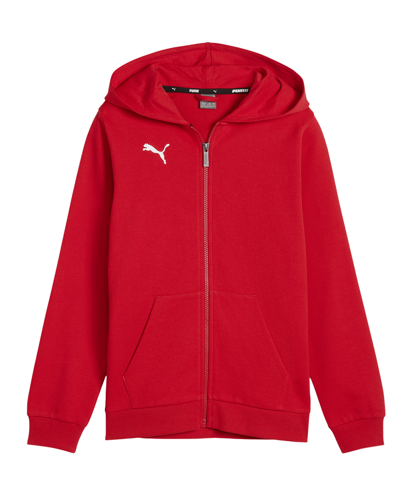 PUMA teamGOAL Casuals Kapuzenjacke Kids Rot F01 - rot