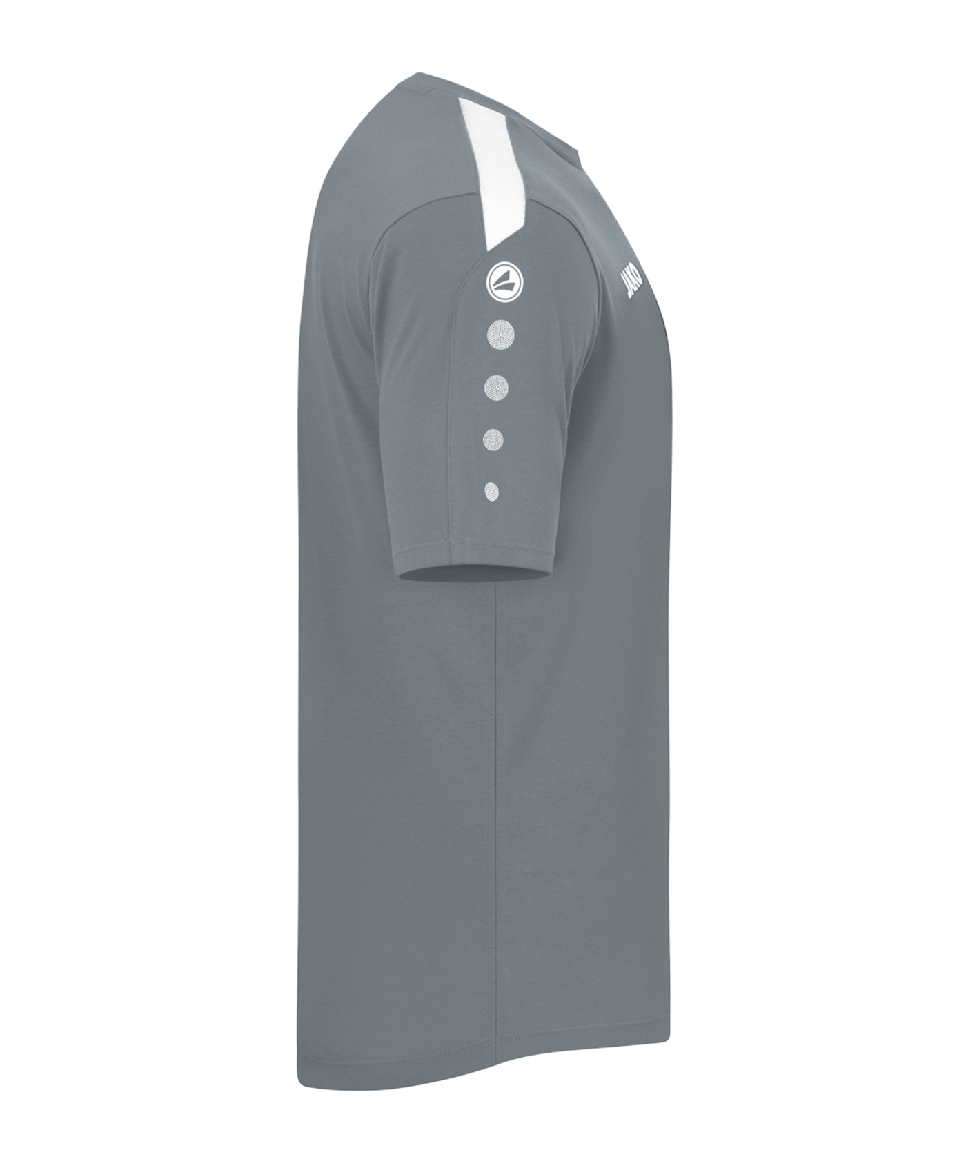 JAKO Power T-Shirt Kids Grau Weiss F840 - grau