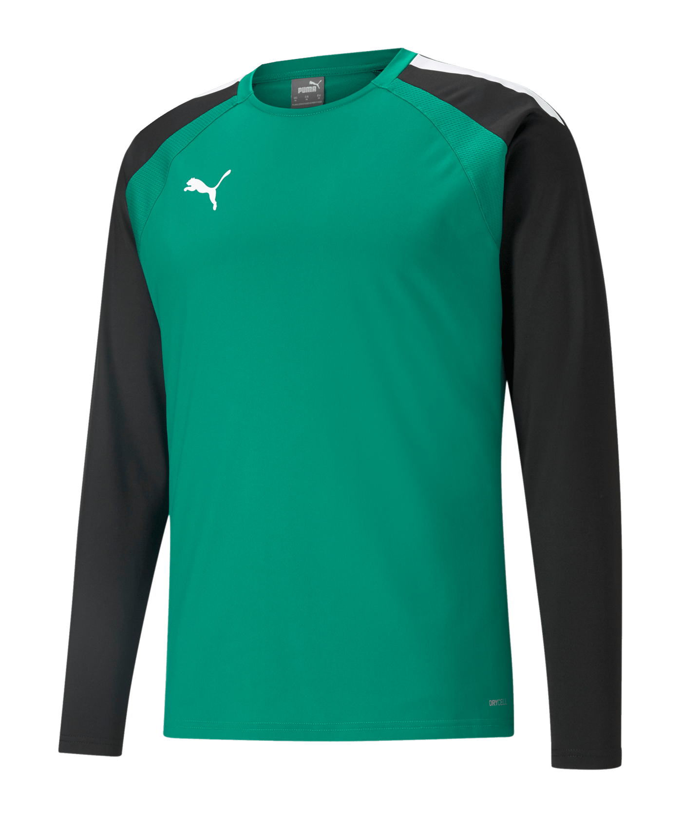 PUMA teamLIGA Trainig Sweatshirt Grün Schwarz F05 - gruen