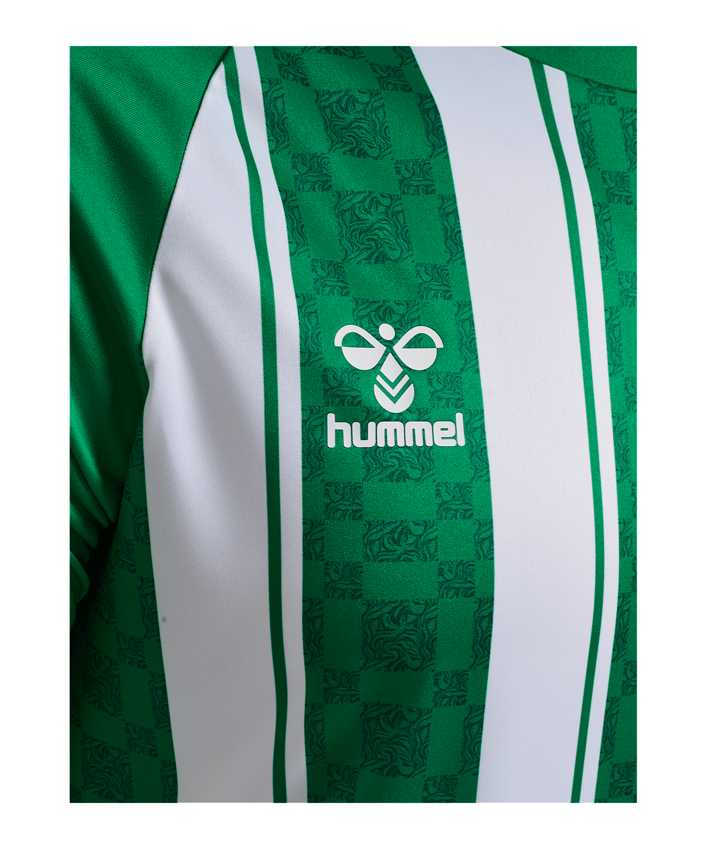 Hummel Match Striped Trikot Grün F6129 - gruen